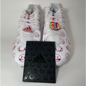 Adidas Freak 22 Big Mood Football Cleats White Red Emoji Mens Sz 12